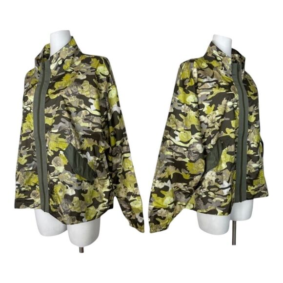 Nike Sportswear Jacket Womens 1X Floral Army Camo Full Zip Track 90s DM3307-325 - Picture 3 of 9
